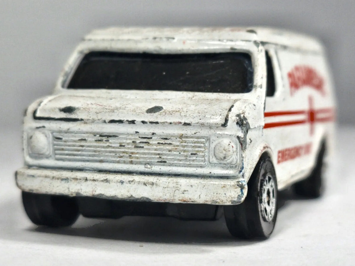 U.S. VAN, PARAMEDIC, AMBULANS, Corgi, Made in Great Britain, Biały, 1:64 – zdjęcie 5