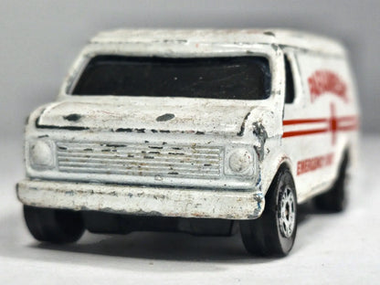 U.S. VAN, PARAMEDIC, AMBULANS, Corgi, Made in Great Britain, Biały, 1:64 – zdjęcie 5