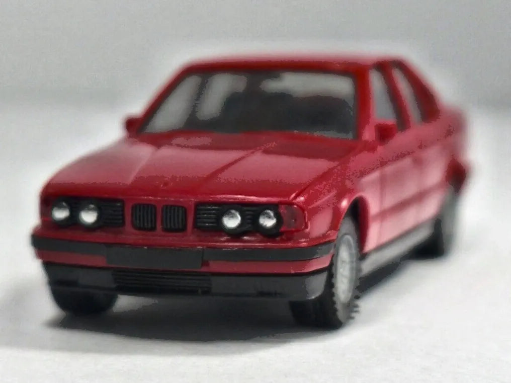BMW 535I, Herpa Przed 1990, Die cast, Czerwony, 1:87, Resoraki – zdjęcie 5