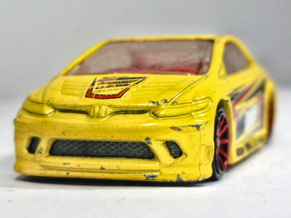 Honda Civic Si Hot Wheels 2006 First Editions 1:64 Luzak Żółty – zdjęcie 5