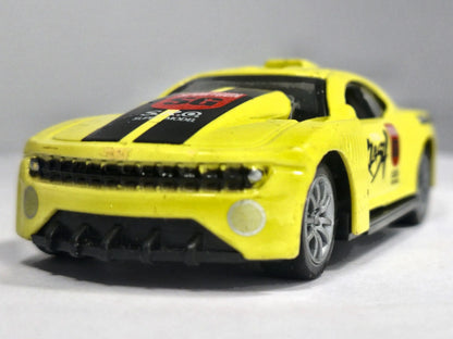Jak CHEVROLET CAMARO, Klasch Sportgun SG, Die cast, Żółty, 1:55, Resoraki – zdjęcie 5