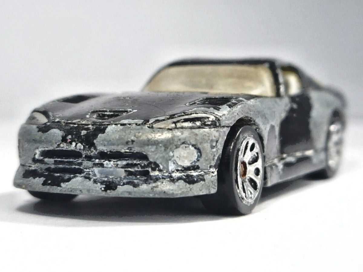 DODGE VIPER GTS, Matchbox 1996, Die cast, Czarny, 1:64, Resoraki – zdjęcie 5