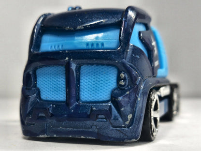 Mission Control Rig Truckin' Transporter Hot Wheels 2004 Niebieski 1:64 – zdjęcie 5