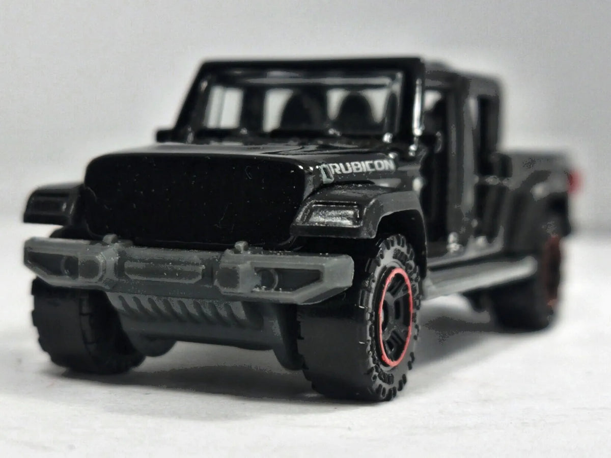 Jeep Gladiator Matchbox 2020 Mainline 1:66 Pickup Czarny Terenówka – zdjęcie 5
