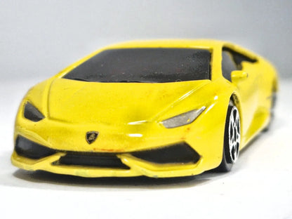 LAMBORGHINI HURACAN LP 610-4, Maisto, Die cast 11943, Żółty, 1:64, Resoraki – zdjęcie 5