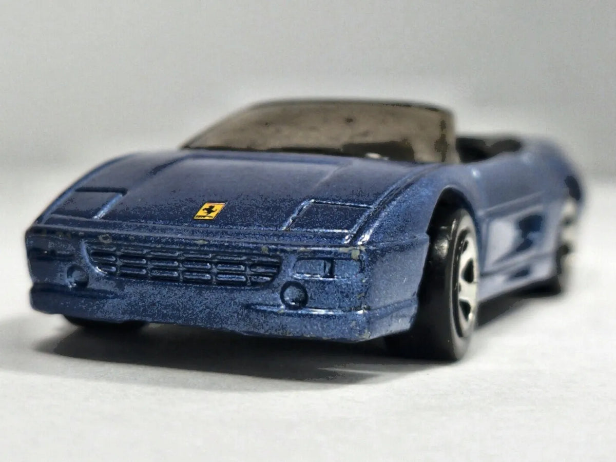 FERRARI F355 SPIDER Kabriolet Hot Wheels 1999 Granatowy 1:64 2xMetal – zdjęcie 5