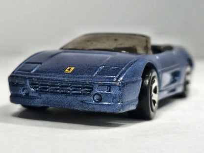 FERRARI F355 SPIDER Kabriolet Hot Wheels 1999 Granatowy 1:64 2xMetal – zdjęcie 5