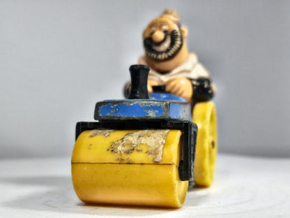 Brutus Bluti Popey Road Roller Matchbox 1973 Niebieski 1:55 Made in England – zdjęcie 5