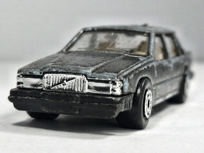 Volvo 760 Gle MC Toy '80 Czarny 1:64 Made in Macau – zdjęcie 5
