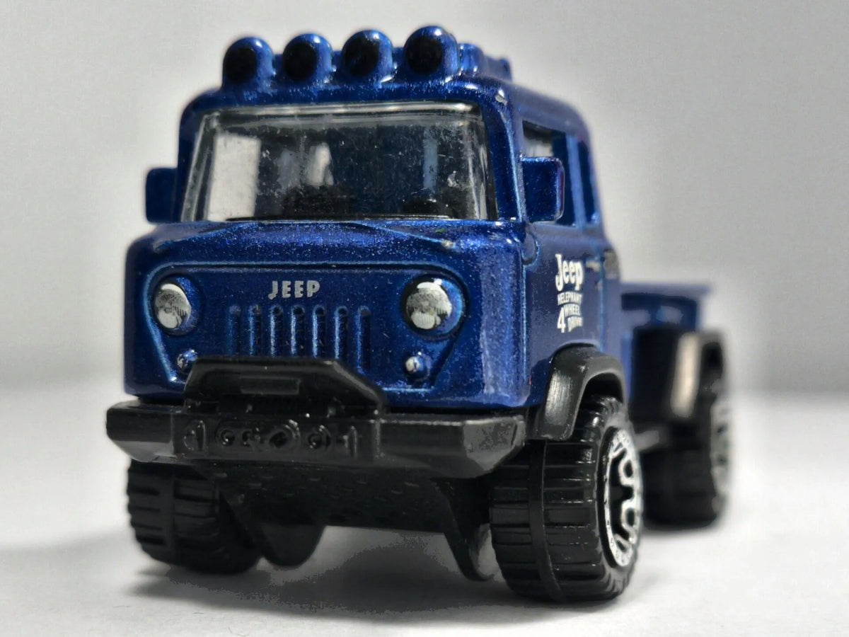 '57 JEEP FC Hot Wheels 2023 Niebieski 1:64 – zdjęcie 5
