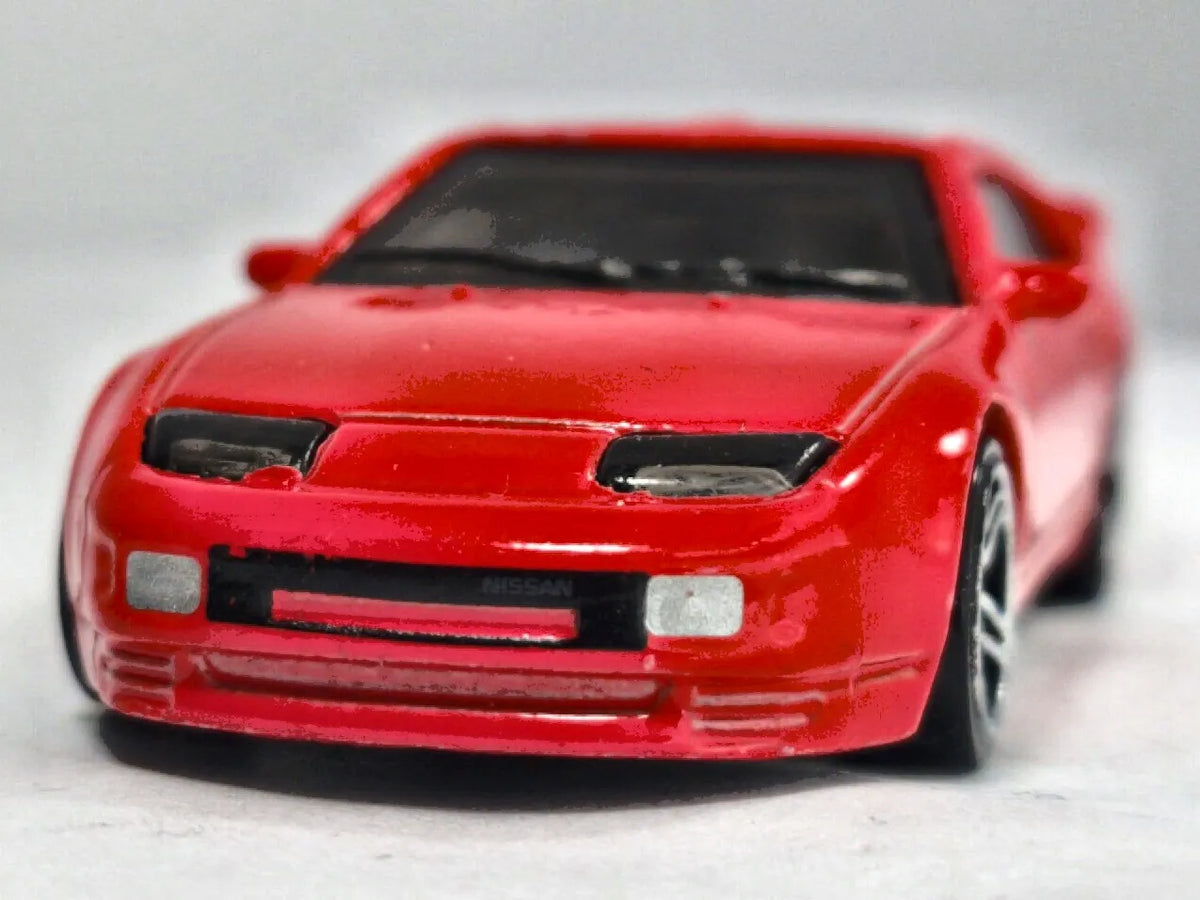 Nissan 300ZX TT Hot Wheels 2018 1:64 Coupe Luzak Czerwony Sportowy – zdjęcie 5