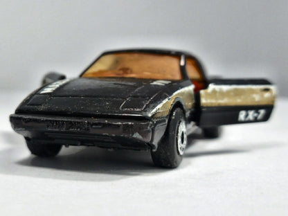 Mazda Rx7 Matchbox 1982 Czarny 1:56 Made in Macau – zdjęcie 5