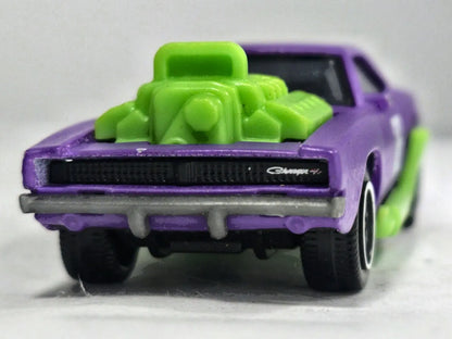 Dodge Charger R/T Majorette Tune Ups 1:64 Muscle car 76 Luzak Fioletowy – zdjęcie 5