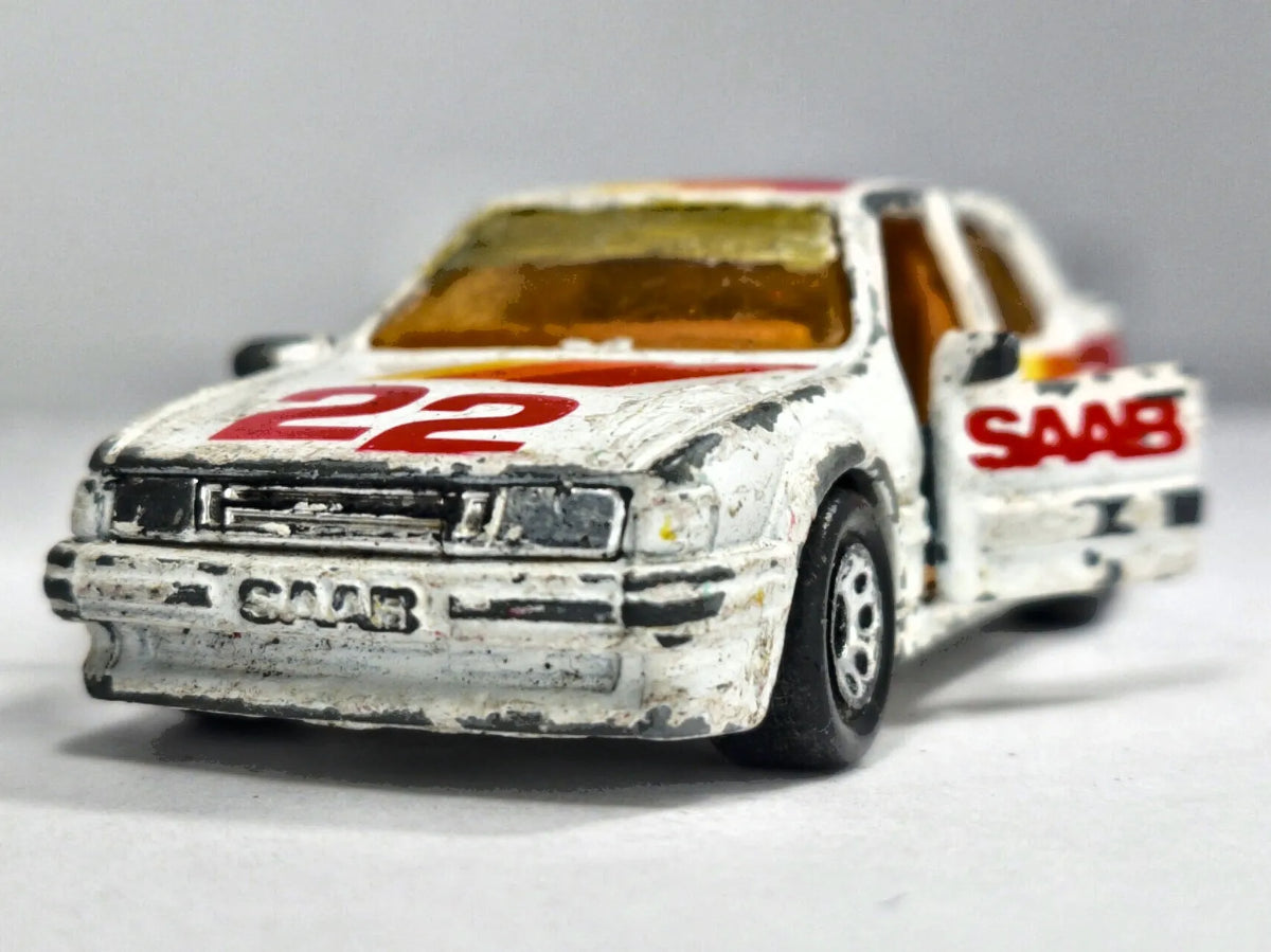 SAAB 9000 TURBO Matchbox 1987 Biały 1:61 – zdjęcie 5