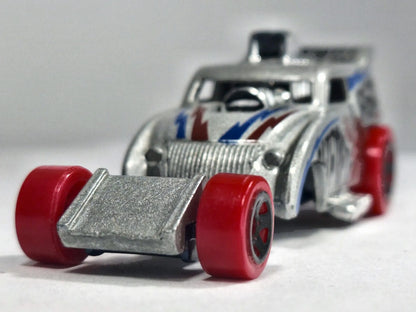 ALTERED EGO, HW Art Cars, Hot Wheels 2018, Die cast 1186, Srebrny, 1:64 – zdjęcie 5