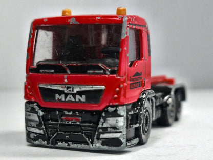Ciągnik Siodłowy Man Tgs Truck Majorette Czerwony 1:64 – zdjęcie 5