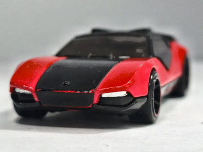 LA FASTA, Hot Wheels 2009, Die cast B22, Czerwony, 1:64, Resoraki – zdjęcie 5