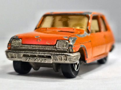 RENAULT 5 Majorette '80 Pomarańczowy 1:55 Made in France 2xMetal – zdjęcie 5