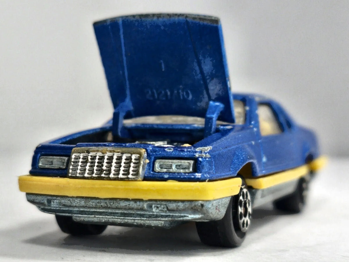FORD THUNDERBIRD Majorette '70 Niebieski 1:67 Made in France – zdjęcie 5