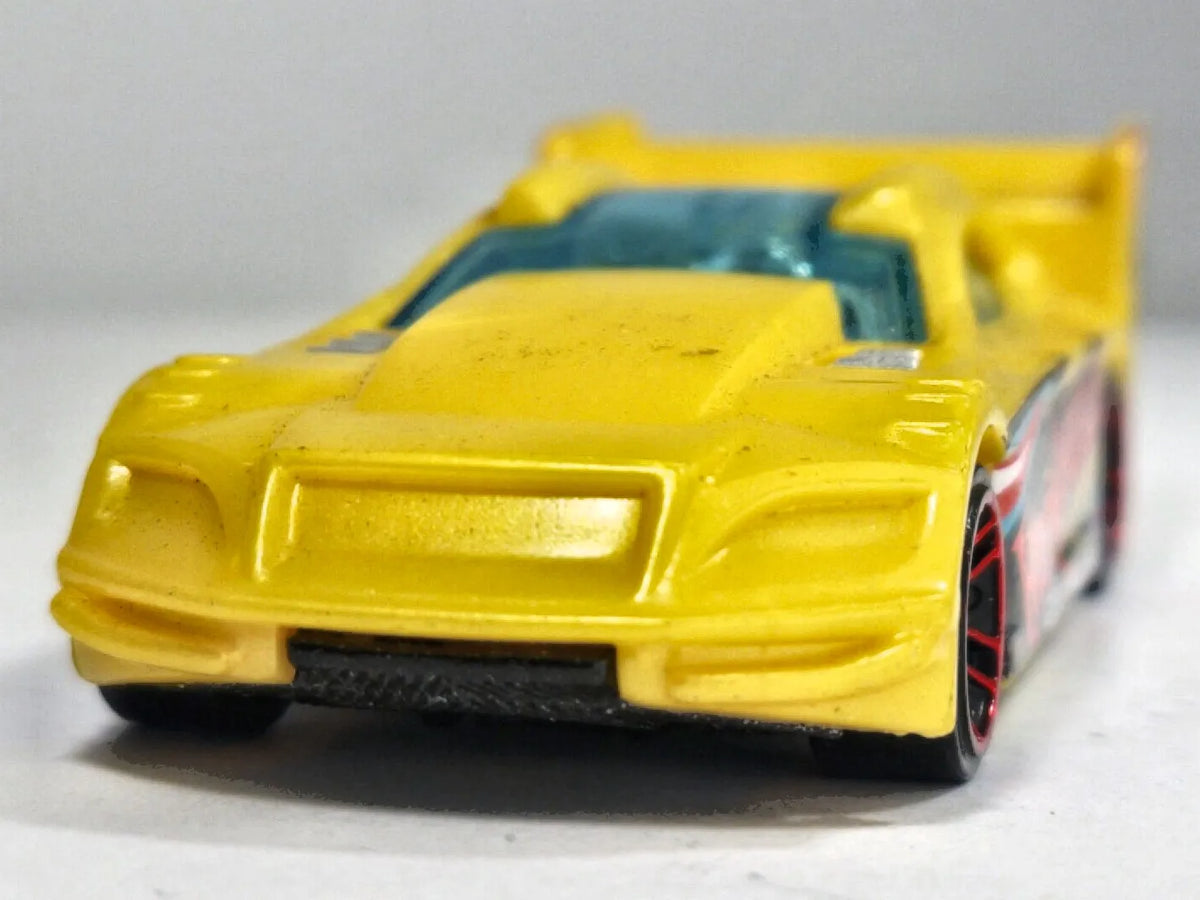 Time Tracker Hot Wheels 2002 First Editions 1:64 Luzak Żółty – zdjęcie 5