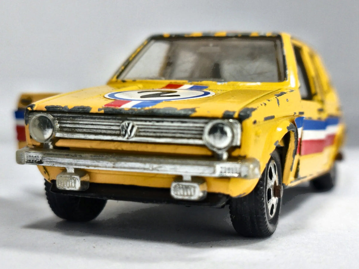 GOLF MK1 Hot Wheels '80 Żółty 1:43 Made in Italy – zdjęcie 5