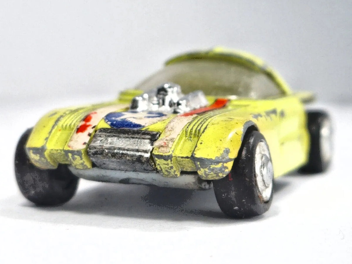 TORNADO, Dyna-Wheels (ZEE Zylmex), Vintage Die cast D14 Żółty 1:64 Resoraki – zdjęcie 5