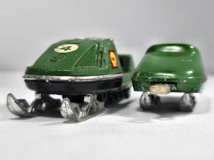 Moto-Neige Majorette '70 Zielony 1:36 Made in France Shell – zdjęcie 5