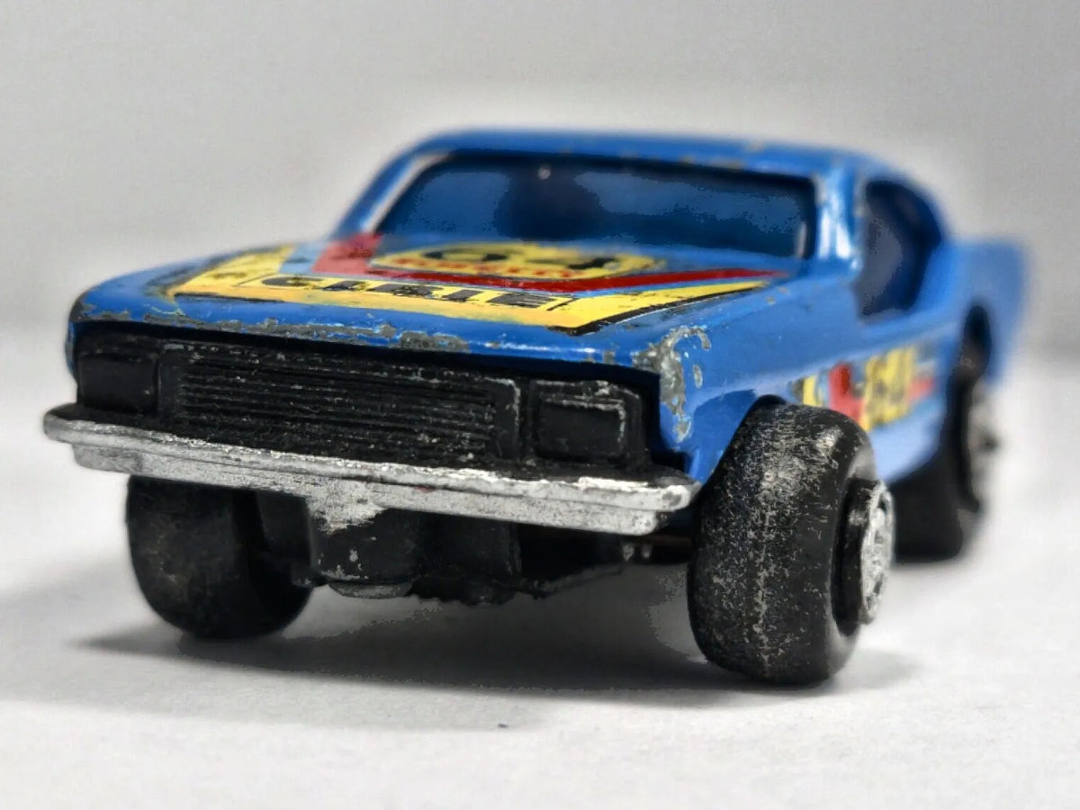 Ford Mustang Mach Guisval '70 Niebieski 1:58 Made in Spain – zdjęcie 5