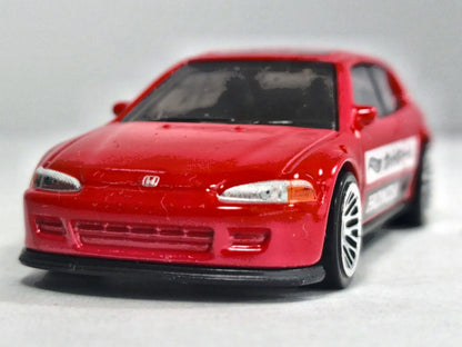 HONDA CIVIC EG Hot Wheels 2021 Czerwony 1:64 – zdjęcie 5