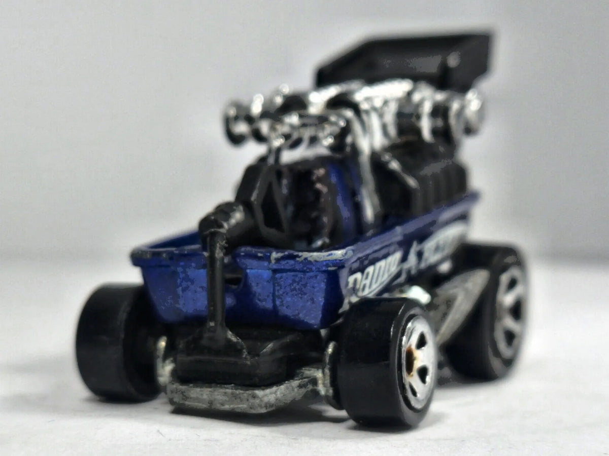 Radio Flyer Wagon Hot Wheels 2006 1:64 fantasy car Luzak Niebieski – zdjęcie 5