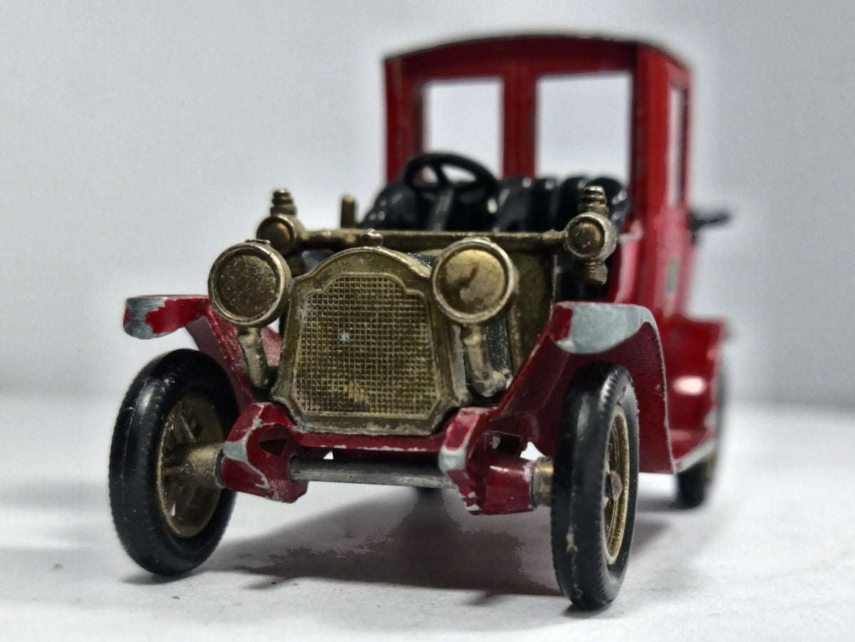1912 Packard Landaulet Matchbox Czerwony 1:44 Made in England – zdjęcie 5