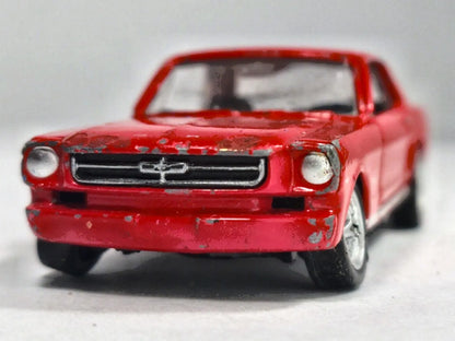 1964-1/2 FORD MUSTANG, Welly, Die cast NO 52262, Czerwony, 1:60, Resoraki – zdjęcie 5