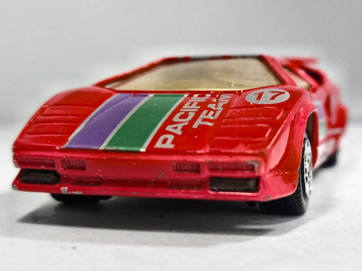 LAMBORGHINI COUNTACH, Yatming, Die cast YM9131, Czerwony, 1:41, Resoraki – zdjęcie 5