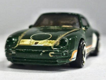 1996 PORSCHE CARRERA, Hot Wheels 2018, 1186 MJ, Zielony, 1:64, Resoraki – zdjęcie 5