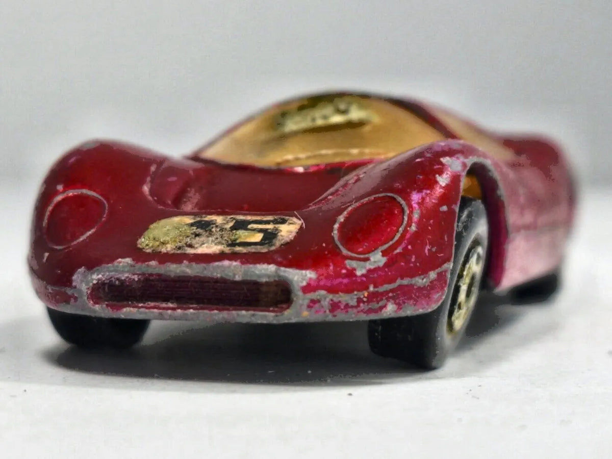 Ford Group 6 Matchbox 1969 Superfast 1:64 Made in England Luzak Bordowy – zdjęcie 5