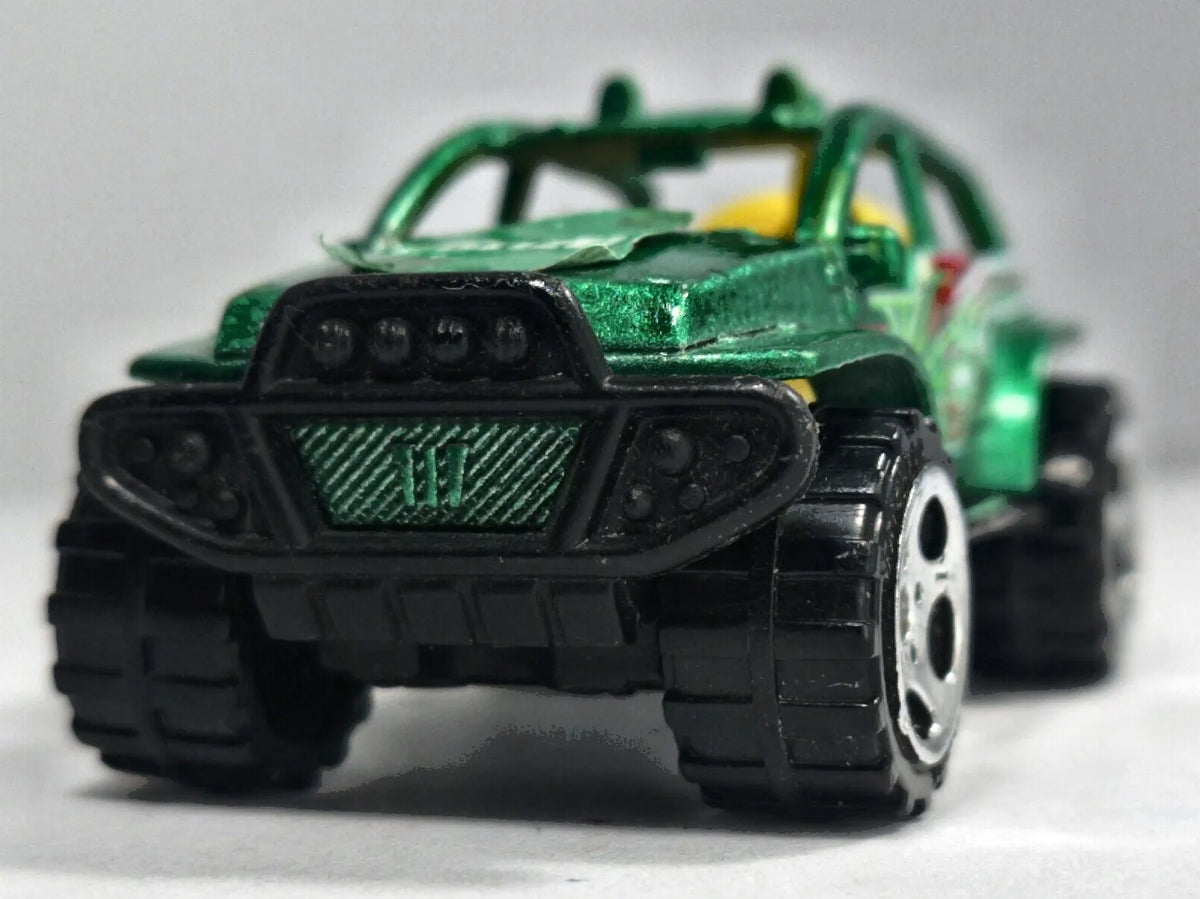 4X4 BUGGY #46, Matchbox 2002, Die cast, Zielony, 1:64, Resoraki – zdjęcie 5