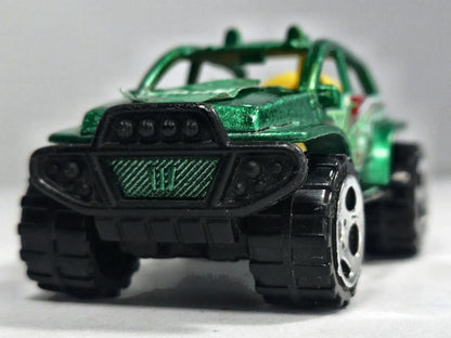 4X4 BUGGY #46, Matchbox 2002, Die cast, Zielony, 1:64, Resoraki – zdjęcie 5