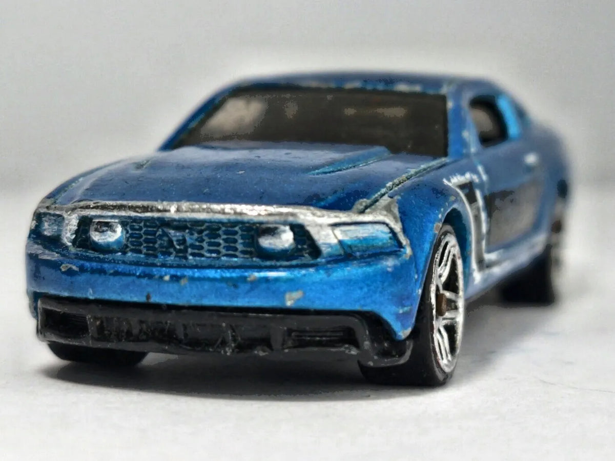 2010 Ford Mustang Gt Hot Wheels 2009 Niebieski 1:57 – zdjęcie 5