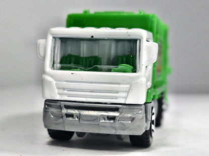 Garbage Truck Matchbox 2008 1:64 Śmieciarka Garbage 4 Hire Luzak Zielony – zdjęcie 5