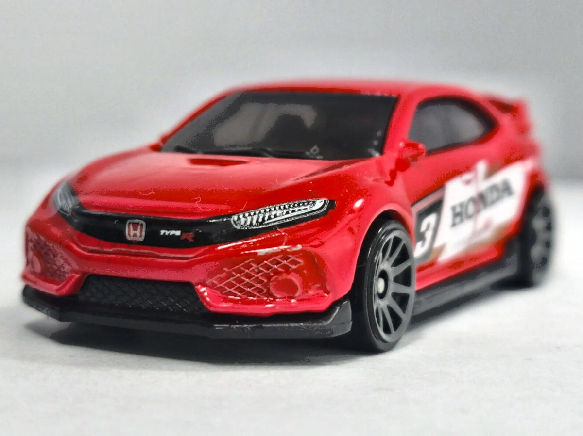 2018 HONDA CIVIC TYPE R Mainline Hot Wheels 2018 Czerwony 1:64 – zdjęcie 5
