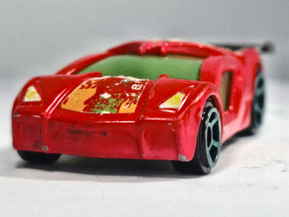 IMPAVIDO 1, Hot Wheels 2012 dla McDonald's, Die cast Czerwony 1:64 Resoraki – zdjęcie 5