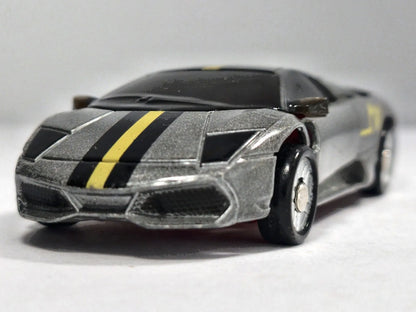 Lamborghini Gallardo Transformers Hasbro Srebrny 1:55 – zdjęcie 5