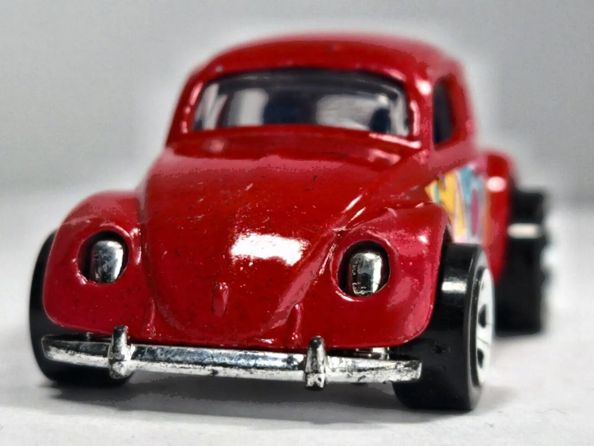 VOLKSWAGEN BEETLE (GARBUS) Hot Wheels 1998 Czerwony 1:64 – zdjęcie 5