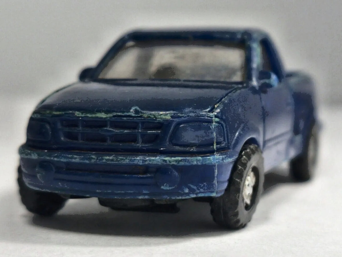 FORD F-150 PICKUP TRUCK, Kentoys 1999, Die cast, Niebieski, 1:64, Resoraki – zdjęcie 5