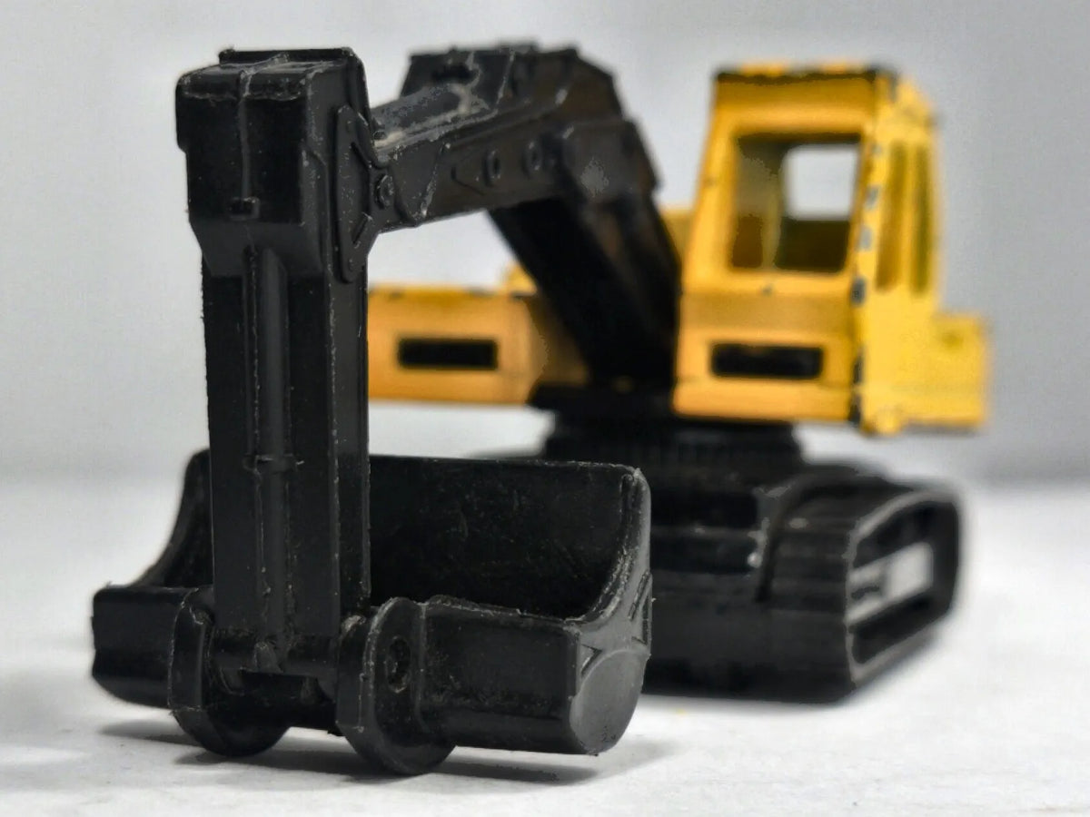 Koparka EXCAVATOR Matchbox 1980 Żółty 1:64 Made in Macau – zdjęcie 5
