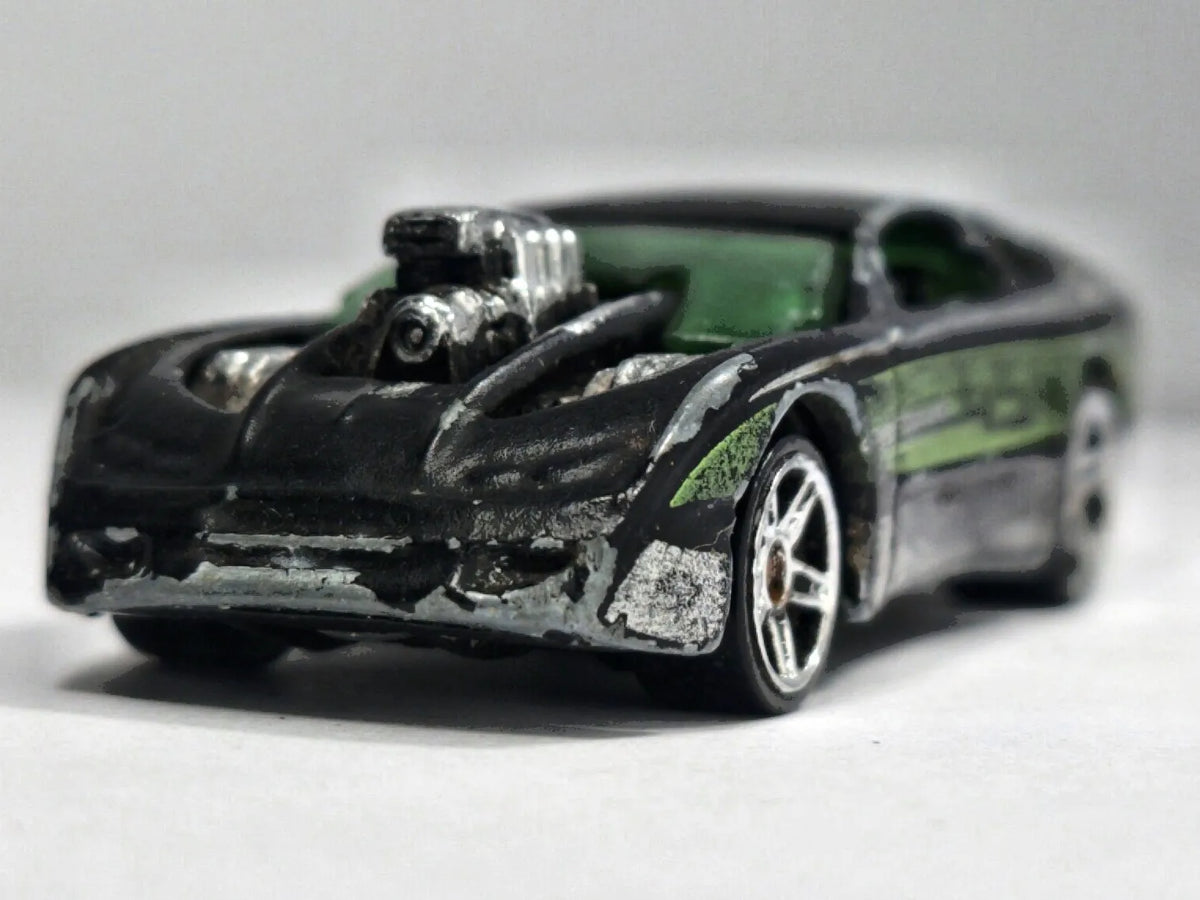 Overbored Hot Wheels 2001 First Editions 1:64 Luzak Czarny – zdjęcie 5