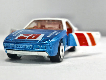 PORSCHE 928 Lasers Matchbox 1979 Biały 1:61 Made in Macau – zdjęcie 5