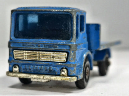 SITE HUT TRUCK, LEYLAND Matchbox 1973 NO.60 Niebieski 1:87 – zdjęcie 5