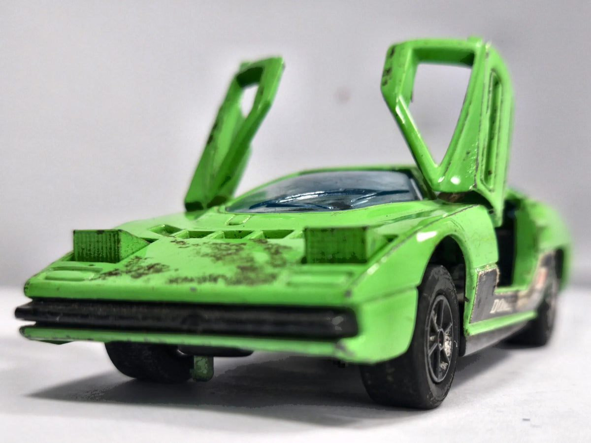 1978 Dome-Zero (SS-902) Pull Back Action 1979 Zielony 1:36 Made in Japan – zdjęcie 5