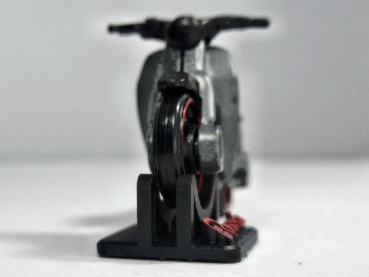 MOTOCYKL HONDA SUPER CUB Hot Wheels 2022 R10 Srebrny 1:37 – zdjęcie 5
